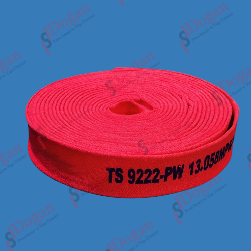 Kırmızı Bez İçi PVC Yangın Hortumu TSE